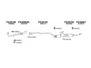 VENEPORTE 300444 išmetimo sistema 
 Išmetimo sistema -> Išmetimo sistema, visa