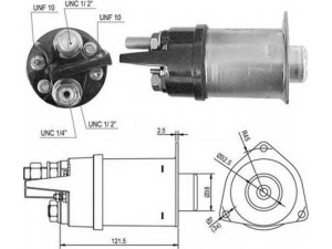 MAGNETI MARELLI 940113050494 solenoidinis jungiklis, starteris