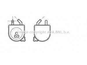 AVA QUALITY COOLING OL3194 alyvos aušintuvas, variklio alyva 
 Aušinimo sistema -> Radiatorius/alyvos aušintuvas -> Alyvos aušintuvas
0650785, 94314262