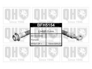 QUINTON HAZELL BFH5154 stabdžių žarnelė 
 Stabdžių sistema -> Stabdžių žarnelės
FBH 6697, 46410-ST3-E02, GBH 90281