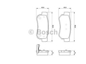 BOSCH 0 986 424 728 stabdžių trinkelių rinkinys, diskinis stabdys 
 Techninės priežiūros dalys -> Papildomas remontas
48413 21A10, 48413 21B10, 58302 17A00