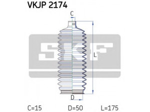 SKF VKJP 2174 gofruotoji membrana, vairavimas 
 Vairavimas -> Gofruotoji membrana/sandarinimai
4553526020, 4553597202, 4553597202000