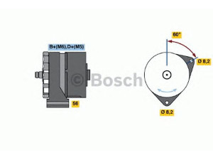 BOSCH 0 120 339 537 kintamosios srovės generatorius
3852 0126A, 6 0571 01 0 0144, 294390800