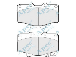 APEC braking PAD926 stabdžių trinkelių rinkinys, diskinis stabdys 
 Techninės priežiūros dalys -> Papildomas remontas
0446535140, 0449135140, 0449135240