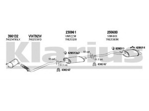 KLARIUS 931052E išmetimo sistema 
 Išmetimo sistema -> Išmetimo sistema, visa