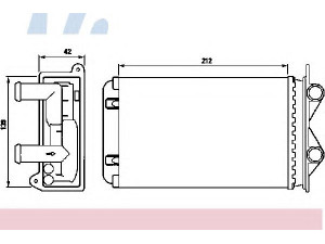 NISSENS 73971 šilumokaitis, salono šildymas 
 Šildymas / vėdinimas -> Šilumokaitis
729.819.031, 729.819.032