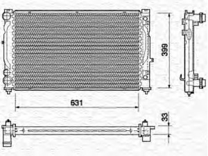 MAGNETI MARELLI 350213739000 radiatorius, variklio aušinimas 
 Aušinimo sistema -> Radiatorius/alyvos aušintuvas -> Radiatorius/dalys
8D0121251B, 8D0121251BC, 8D0121251M