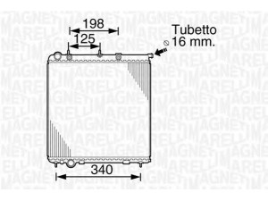 MAGNETI MARELLI 350213821000 radiatorius, variklio aušinimas 
 Aušinimo sistema -> Radiatorius/alyvos aušintuvas -> Radiatorius/dalys
1330.E6, 1330E6