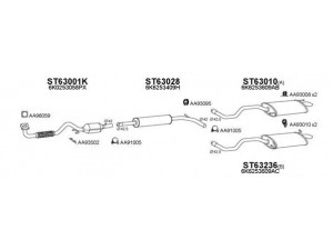 VENEPORTE 630258 išmetimo sistema 
 Išmetimo sistema -> Išmetimo sistema, visa