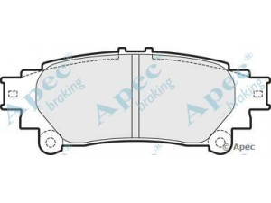 APEC braking PAD1718 stabdžių trinkelių rinkinys, diskinis stabdys 
 Techninės priežiūros dalys -> Papildomas remontas
044660E010, 0446648130, 0446648140