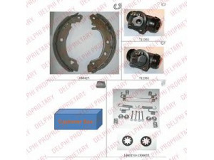 DELPHI 863 stabdžių trinkelių komplektas 
 Techninės priežiūros dalys -> Papildomas remontas
95666841, 7701 203 749