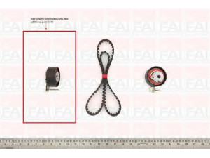 FAI AutoParts TBK145 paskirstymo diržo komplektas 
 Techninės priežiūros dalys -> Papildomas remontas
0831-87, 083187, 0831S0, 9400831869