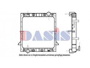 AKS DASIS 400000N radiatorius, variklio aušinimas 
 Aušinimo sistema -> Radiatorius/alyvos aušintuvas -> Radiatorius/dalys
93192910, 99488785