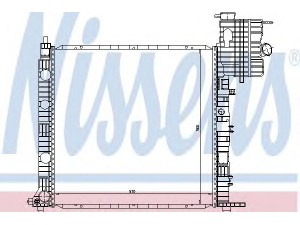 NISSENS 62678 radiatorius, variklio aušinimas
638 501 16 01, A6385011601