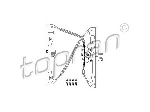 TOPRAN 108 670 lango pakėliklis 
 Komforto sistemos -> Elektrinis lango pakėliklis
1J4 837 461D, 1J4 837 461DS, 1JM 898 461