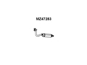 VENEPORTE MZ47283 priekinis duslintuvas 
 Išmetimo sistema -> Duslintuvas
R20140300D, R20140300F, R23540300