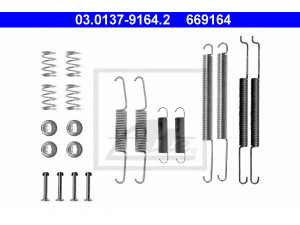 ATE 03.0137-9164.2 priedų komplektas, stabdžių trinkelės 
 Stabdžių sistema -> Būgninis stabdys -> Dalys/priedai