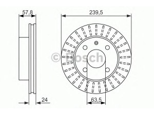 BOSCH 0 986 479 836 stabdžių diskas 
 Dviratė transporto priemonės -> Stabdžių sistema -> Stabdžių diskai / priedai
1595875, 1619053, 1619054, 1629480