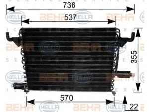 HELLA 8FC 351 035-311 kondensatorius, oro kondicionierius 
 Oro kondicionavimas -> Kondensatorius
6453.E9, 96.049.429, 96.134.218
