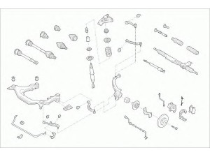 SACHS VW-PASSA-FS030 vairavimo mechanizmas; rato pakaba 
 Vairavimas -> Prekių paieška pagal schemą