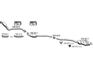 ERNST 020265 išmetimo sistema 
 Išmetimo sistema -> Išmetimo sistema, visa