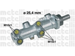METELLI 05-0239 pagrindinis cilindras, stabdžiai 
 Stabdžių sistema -> Pagrindinis stabdžių cilindras
4601.D1, 9946056, 9948877, 9948883