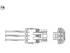 NGK 1861 lambda jutiklis 
 Variklis -> Variklio elektra
855 300, 855 309, 855 327, 855306