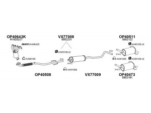 VENEPORTE 770206 išmetimo sistema 
 Išmetimo sistema -> Išmetimo sistema, visa