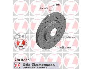 ZIMMERMANN 430.1468.52 stabdžių diskas 
 Dviratė transporto priemonės -> Stabdžių sistema -> Stabdžių diskai / priedai
4 241 428, 569 047, 90 442 513