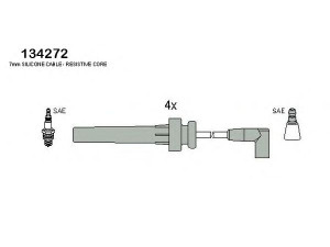 HITACHI 134272 uždegimo laido komplektas 
 Kibirkšties / kaitinamasis uždegimas -> Uždegimo laidai/jungtys
46749624