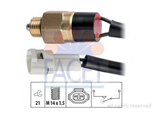 FACET 7.6120 jungiklis, atbulinės eigos žibintas 
 Elektros įranga -> Šviesų jungikliai/relės/valdymas -> Šviesų jungiklis/svirtis
37610-83000, 37610-83001-000