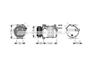 AVA QUALITY COOLING OLK543 kompresorius, oro kondicionierius 
 Oro kondicionavimas -> Kompresorius/dalys
6854084, 12792669, 12792669