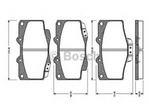 BOSCH 0 986 TB2 169 stabdžių trinkelių rinkinys, diskinis stabdys 
 Techninės priežiūros dalys -> Papildomas remontas
04465 35031, 04465 35040, 04465 35080