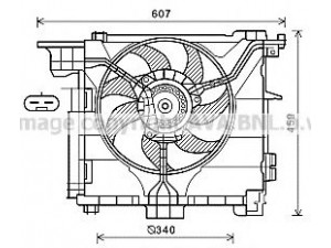 AVA QUALITY COOLING MC7507 ventiliatorius, radiatoriaus 
 Aušinimo sistema -> Oro aušinimas
0002009323, A0002009323