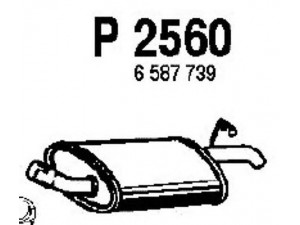 FENNO P2560 galinis duslintuvas 
 Išmetimo sistema -> Duslintuvas
6587739
