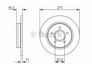 BOSCH 0 986 479 763 stabdžių diskas 
 Dviratė transporto priemonės -> Stabdžių sistema -> Stabdžių diskai / priedai
1704765, BV61 2A315-BA