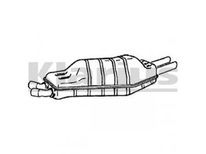 KLARIUS 230064 galinis duslintuvas 
 Išmetimo sistema -> Duslintuvas
18111712070