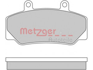 METZGER 1170094 stabdžių trinkelių rinkinys, diskinis stabdys 
 Techninės priežiūros dalys -> Papildomas remontas
271179, 271179-4, 271182, 2711828