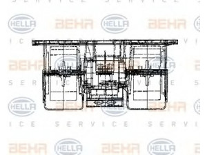 HELLA 8EW 009 160-721 vidaus pūtiklis 
 Šildymas / vėdinimas -> Orpūtė/dalys
50 00 294 098, 50 00 294 098