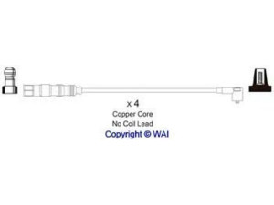 WAIglobal SL658 uždegimo laido komplektas