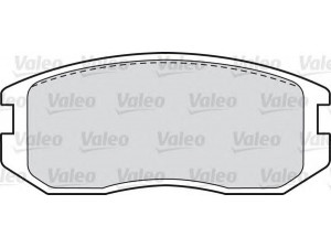 VALEO 598626 stabdžių trinkelių rinkinys, diskinis stabdys 
 Techninės priežiūros dalys -> Papildomas remontas
MB699464, MB699473, MB699474, MB928816