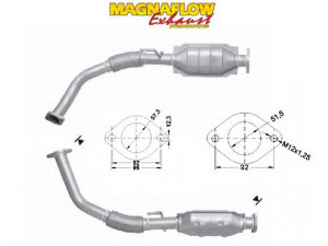 MAGNAFLOW 73414D katalizatoriaus keitiklis 
 Išmetimo sistema -> Katalizatoriaus keitiklis
286104A250, 286104A251