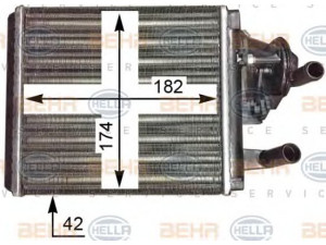HELLA 8FH 351 313-004 šilumokaitis, salono šildymas
4431782, 7548934, 7548942, 7754062