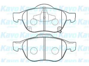 KAVO PARTS BP-9080 stabdžių trinkelių rinkinys, diskinis stabdys 
 Techninės priežiūros dalys -> Papildomas remontas
0446505080, 0446505090