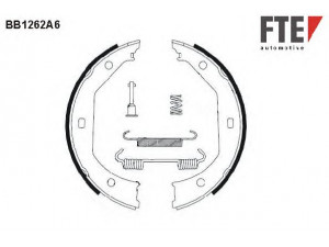 FTE BB1262A6 stabdžių trinkelių komplektas, stovėjimo stabdis 
 Stabdžių sistema -> Rankinis stabdys
34 41 1 163 988, 34 41 6 761 292