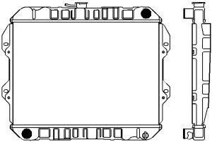 SAKURA  Automotive 1461-0271 radiatorius, variklio aušinimas