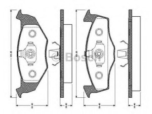 BOSCH 0 986 TB2 300 stabdžių trinkelių rinkinys, diskinis stabdys 
 Techninės priežiūros dalys -> Papildomas remontas
1H0 698 151 A, 1HO 698 151 A, 1H0 698 151 A