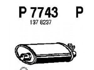 FENNO P7743 galinis duslintuvas 
 Išmetimo sistema -> Duslintuvas
1378237, 3531672, 9142007