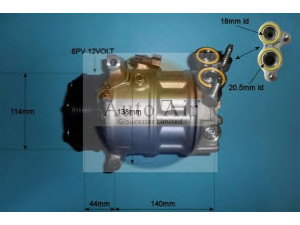 AUTO AIR GLOUCESTER 14-0072 kompresorius, oro kondicionierius 
 Oro kondicionavimas -> Kompresorius/dalys
31291929, 36000962