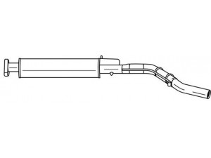AKS DASIS SG12476 vidurinis duslintuvas